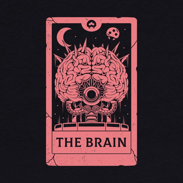 The Brain Tarot Card by Alundrart